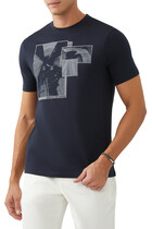 Eagle Cityscape Cotton T-Shirt